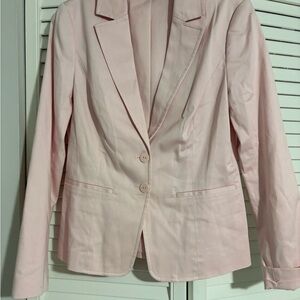 White House Black Market Pale Pink Tailored Blazer